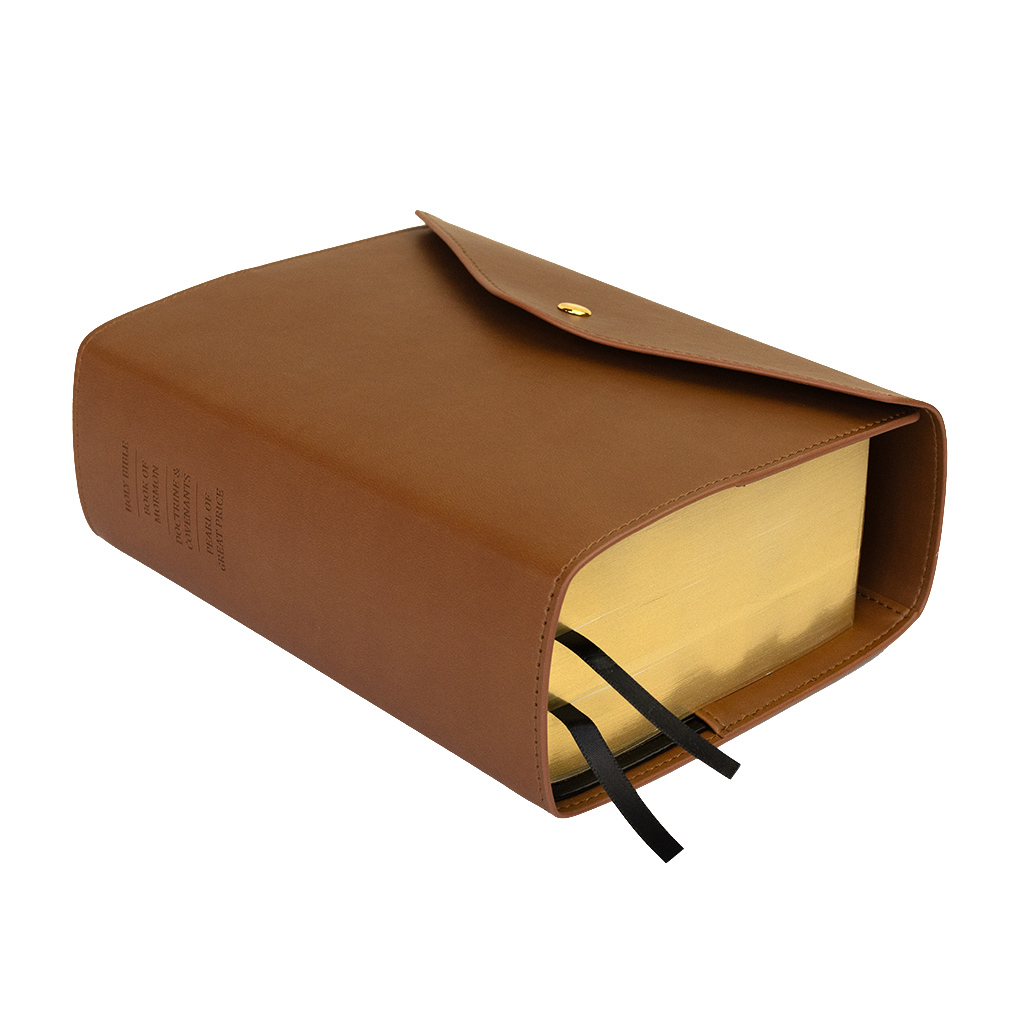 Quad Button Snap Cover - Brown | Simulated Leather Cover for Quad